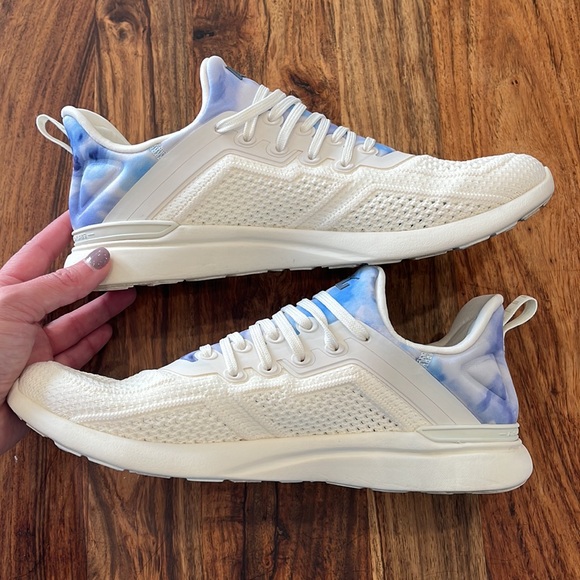 APL Techloom Tracer Pristine Slate Blue Purple Tie Dye Workout Shoe Gym Sneaker - Picture 4 of 11